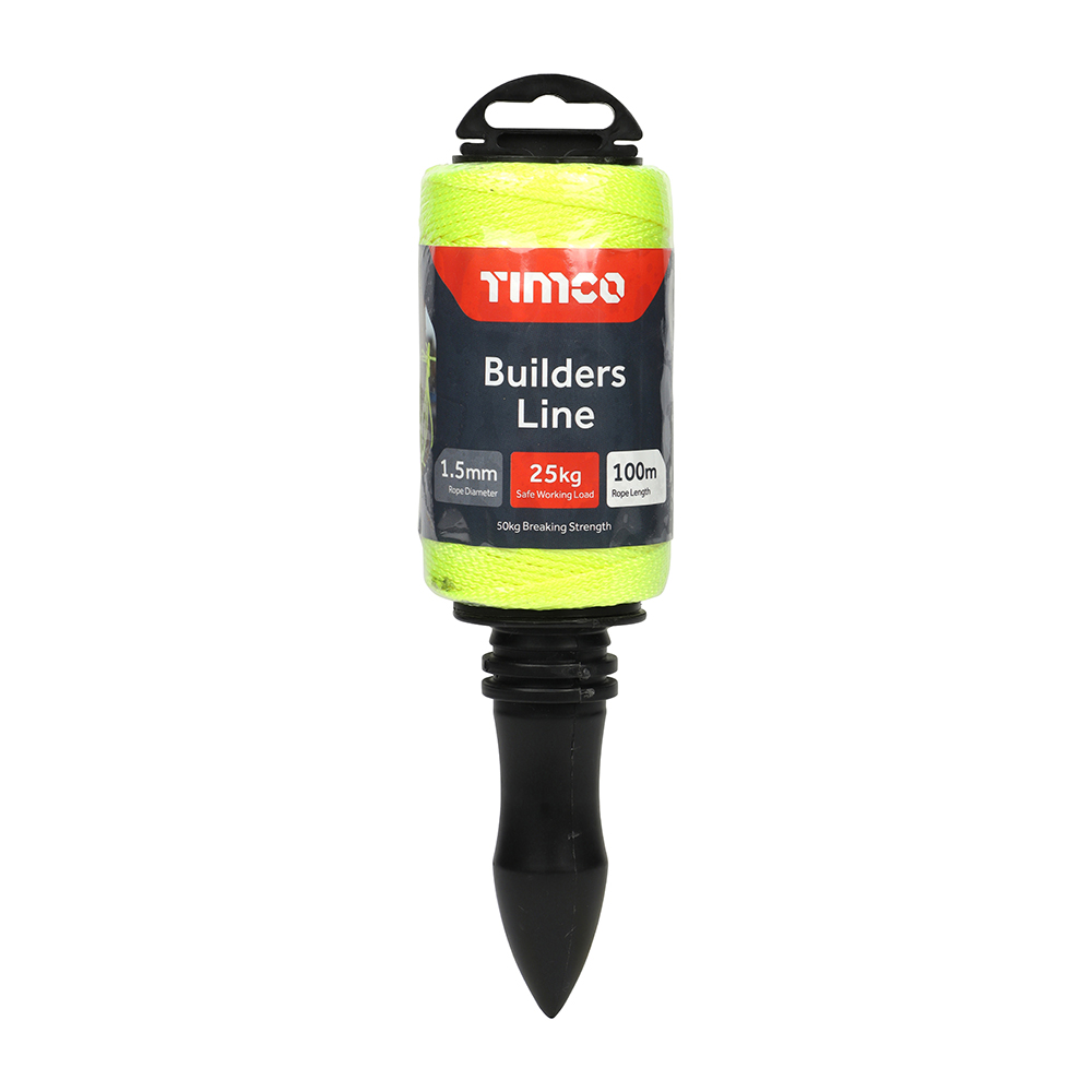 TIMCO Builders Line Winder - Yellow (1.5mm)